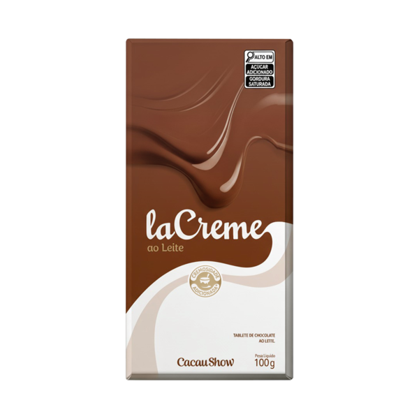Tablete laCreme de Chocolate ao Leite 100g