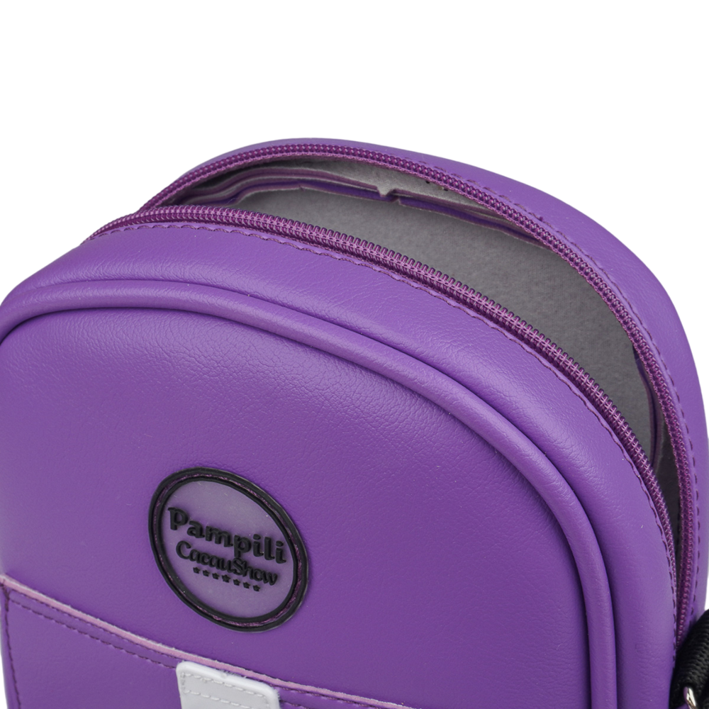 Bolsa Pampili Chocomonstros Roxa, , large. image number 3