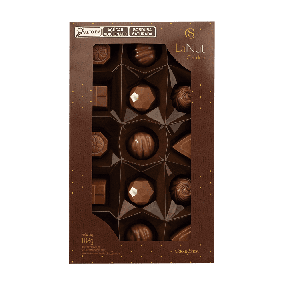 Caixa de Bombons Mini Show LaNut 108g, , large. image number 0