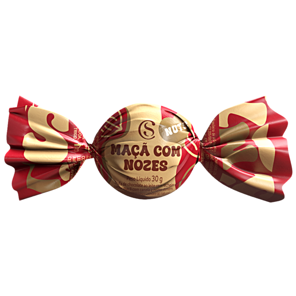 Trufa de Ma&ccedil;&atilde; e Nozes 30g