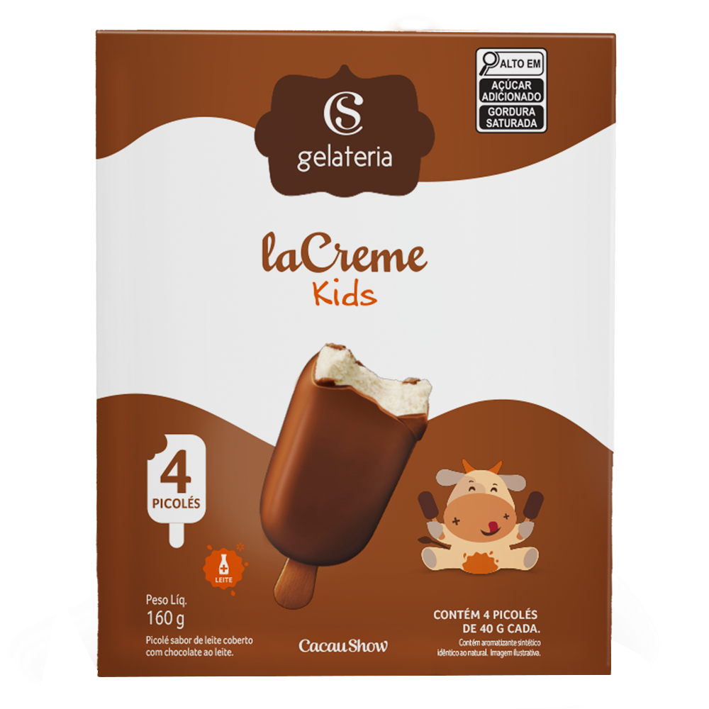 Sorvete laCreme Kids 160g, , large. image number 0