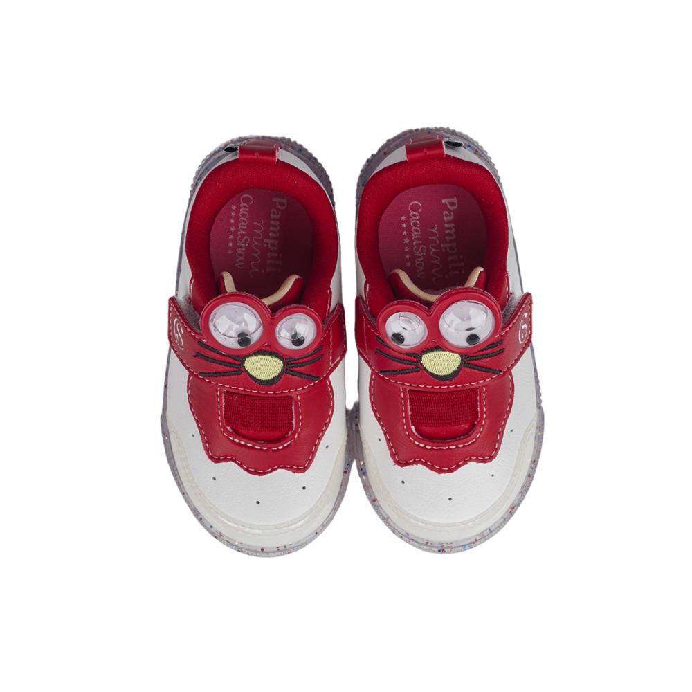 T&ecirc;nis Infantil Pampili Chocomonstros Fil&oacute; Branco, , large. image number 5