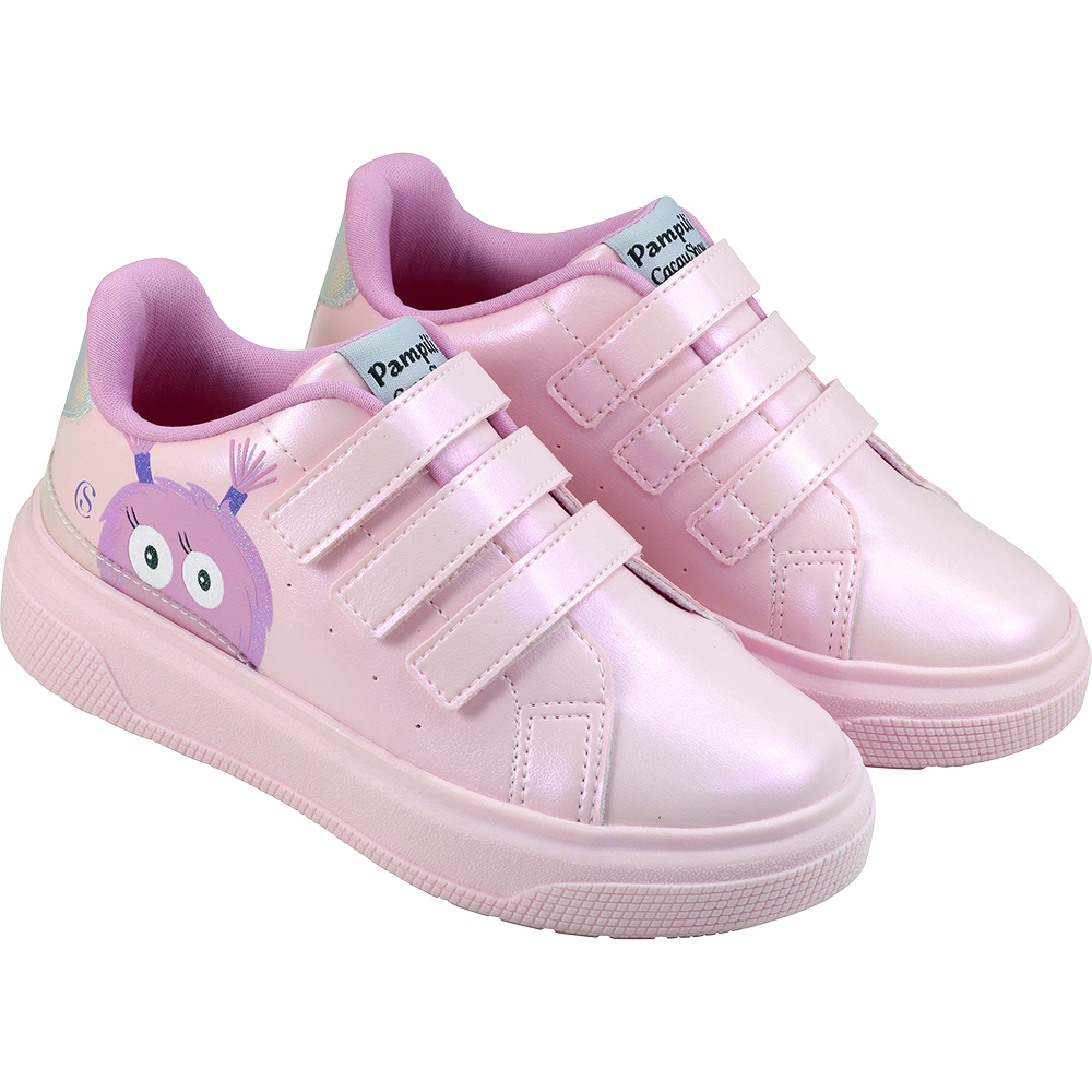 T&ecirc;nis Pampili Chocomonstros Claudete Rosa, , large. image number 0