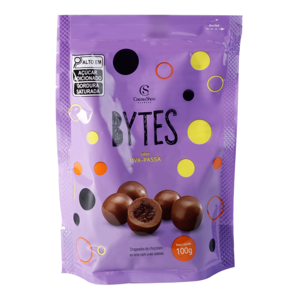 Drageado Bytes de Uva Passa 100g