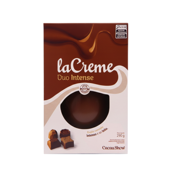 Ovo de P&aacute;scoa laCreme Duo Intense 45% 290g