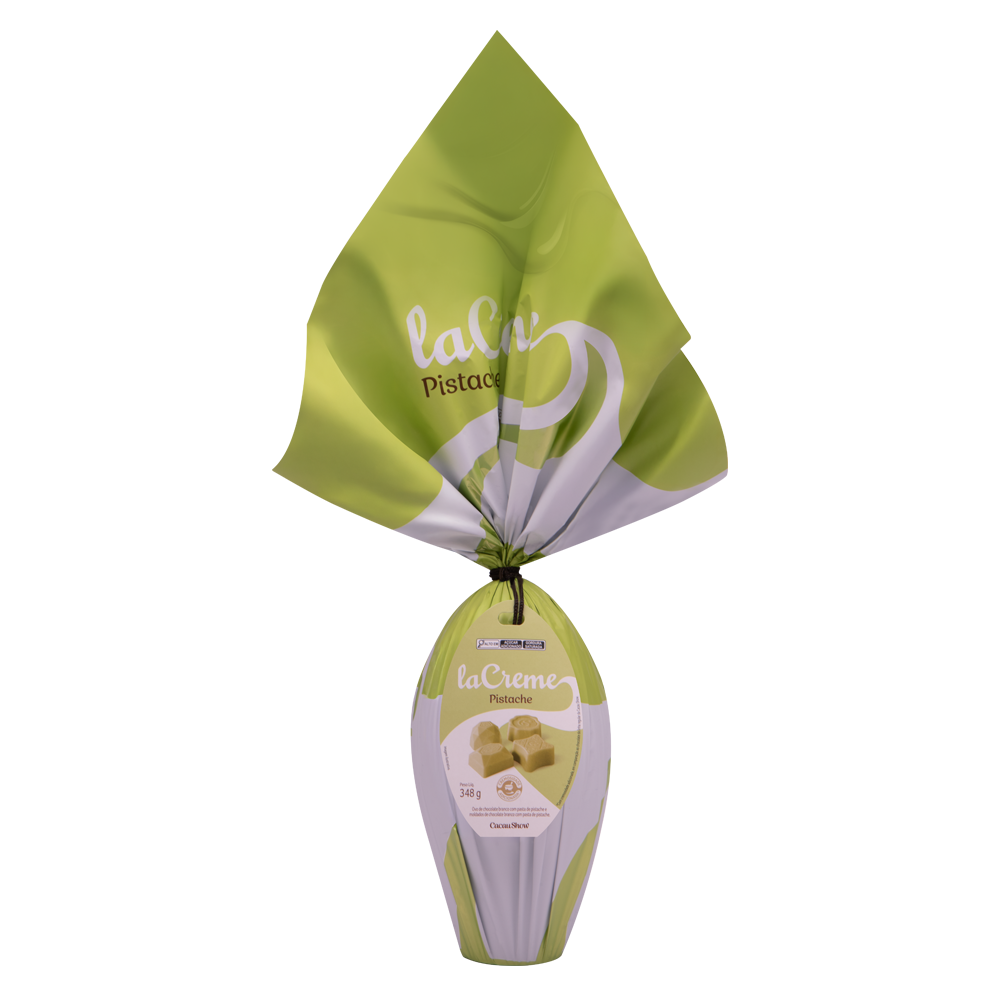 Ovo de P&aacute;scoa laCreme Pistache 348g, , large. image number 0