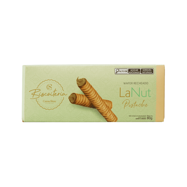 Wafer Biscoiteria Pistache 80g
