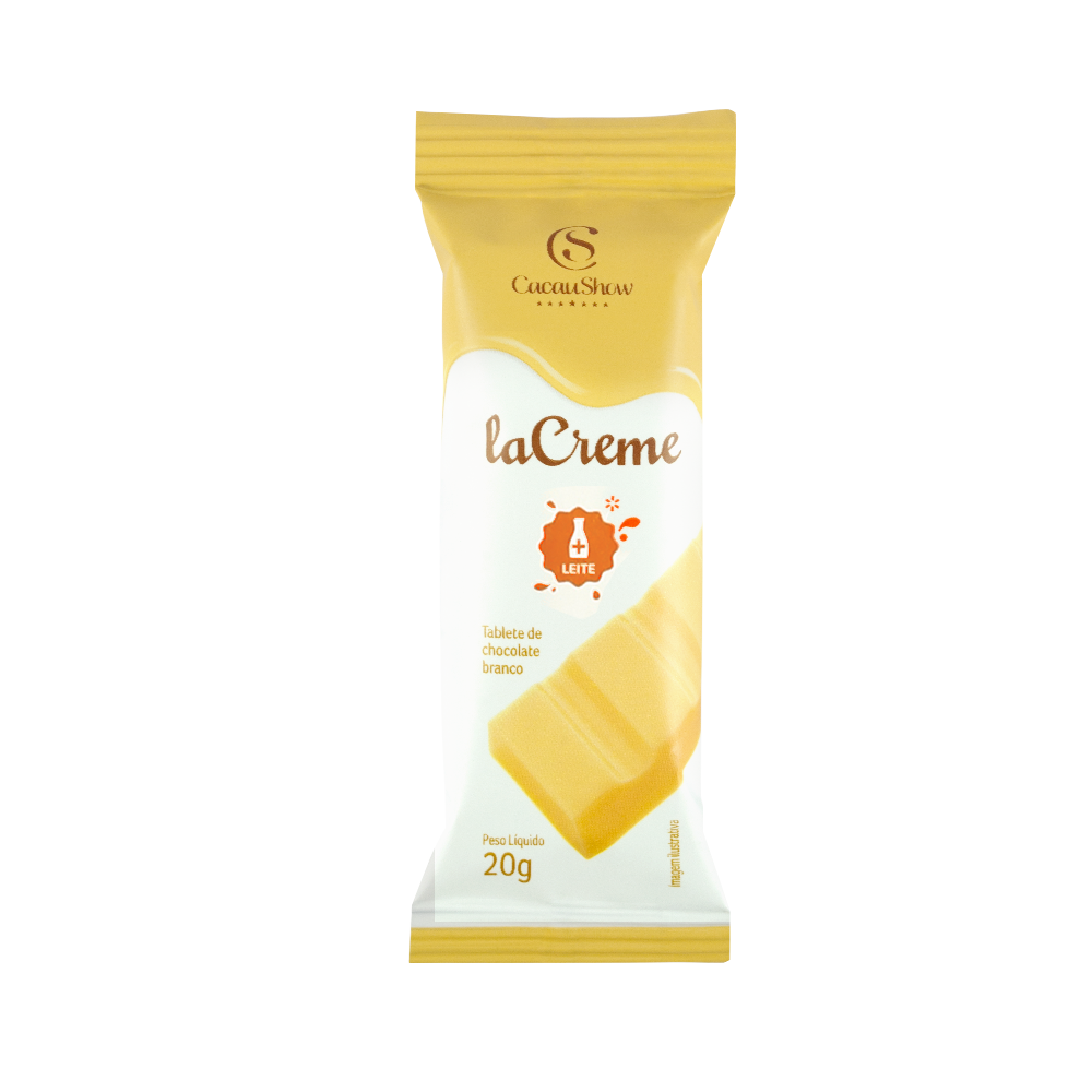 Tablete laCreme de Chocolate Branco 20g, , large. image number 0