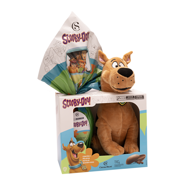 Ovo de P&aacute;scoa Estojo Scooby-Doo 170g