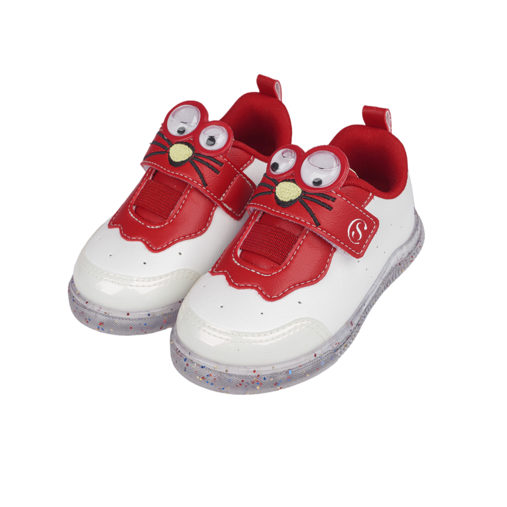 T&ecirc;nis Infantil Pampili Chocomonstros Fil&oacute; Branco, , large. image number 3