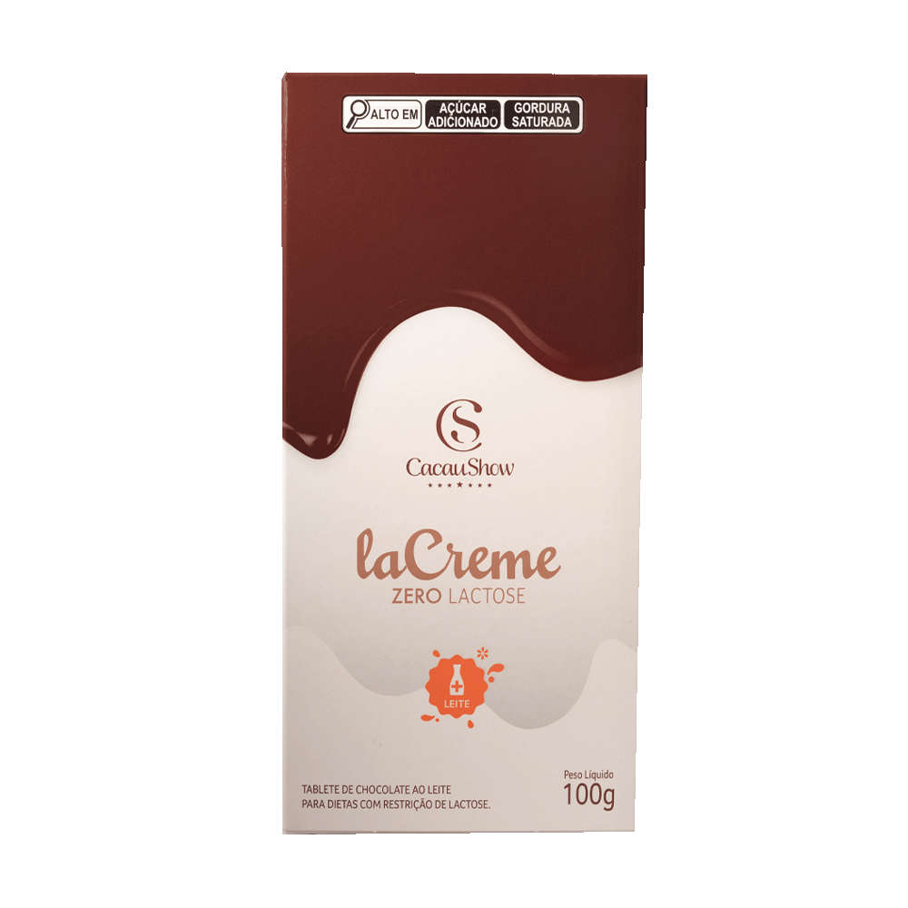 Tablete laCreme de Chocolate Zero Lactose 100g, , large. image number 0