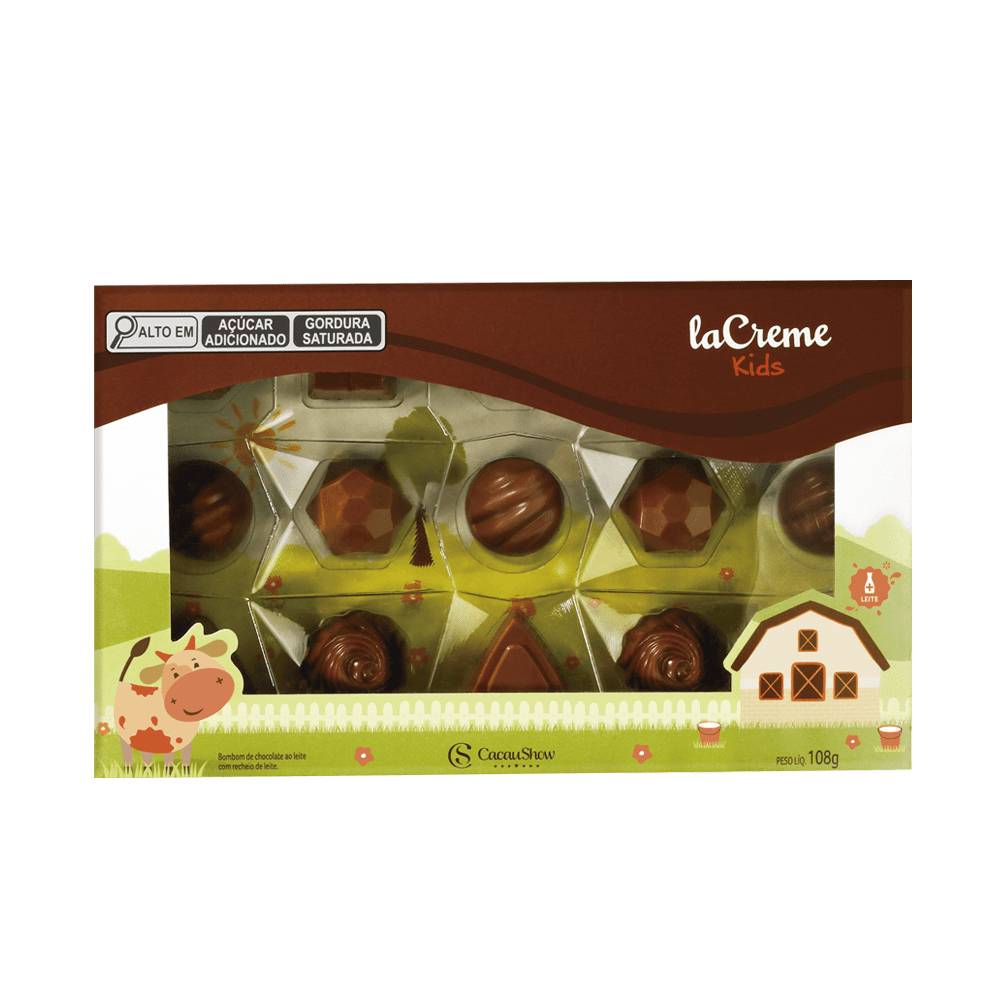 Caixa de Bombons laCreme Kids 108g, , large. image number 0