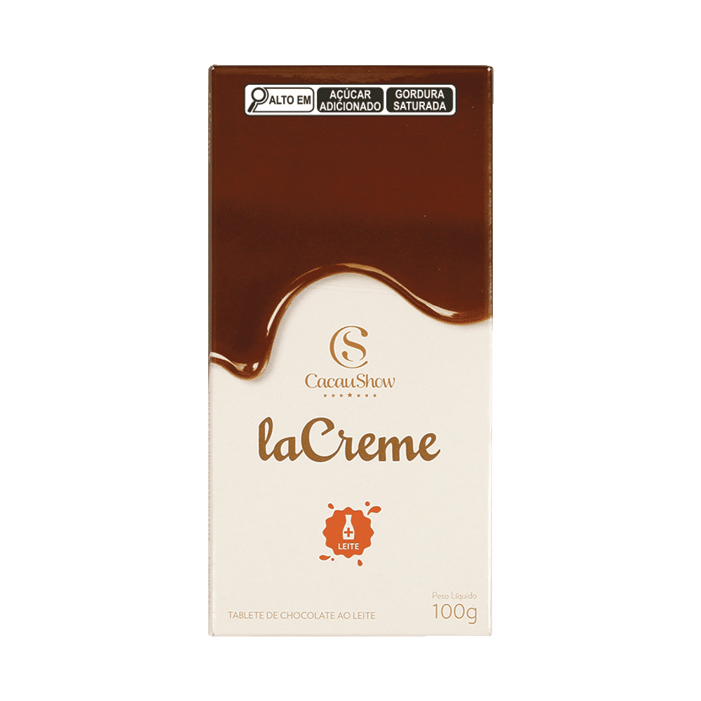 Tablete laCreme de Chocolate ao Leite 100g, , large. image number 1