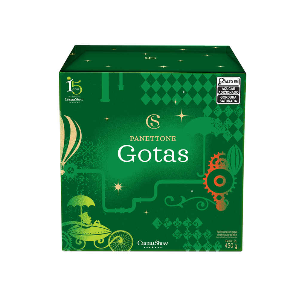 Panetone de Gotas 450g, , large. image number 0