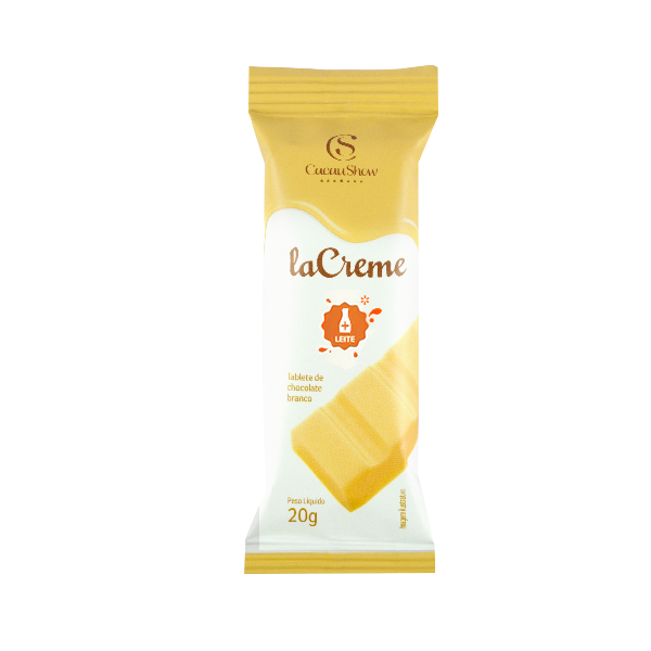 Tablete laCreme de Chocolate Branco 20g