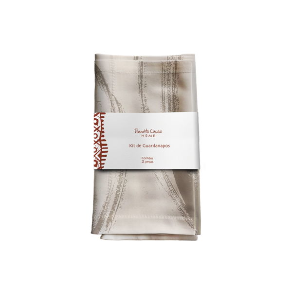Kit 2 Guardanapos Off White Bendito Cacao